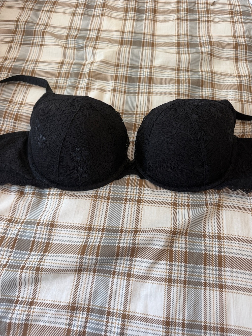 Torrid Black Lace Push-Up Bra - Women Intimates